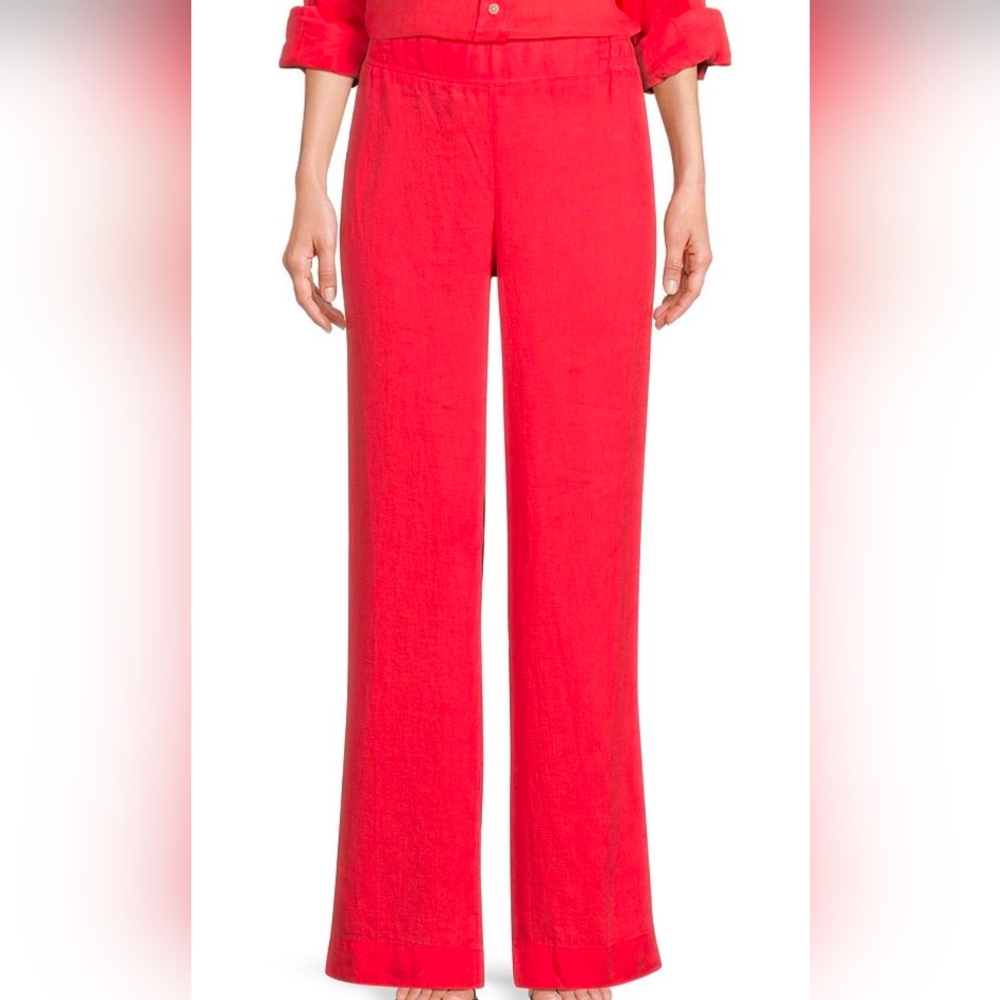 Lilly Pulitzer Deri Palazzo Pants Mizner Red